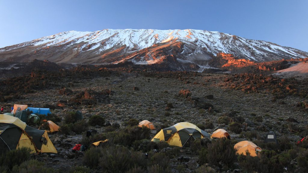 Machame route itinerary Kilimanjaro